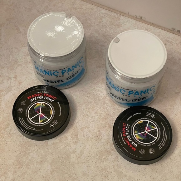 2 MANIC PANIC Pastelizer Pastel Hair Color diluter mixer 4 oz new! Vegan formula - Picture 4 of 4